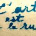 L'art est à la rue